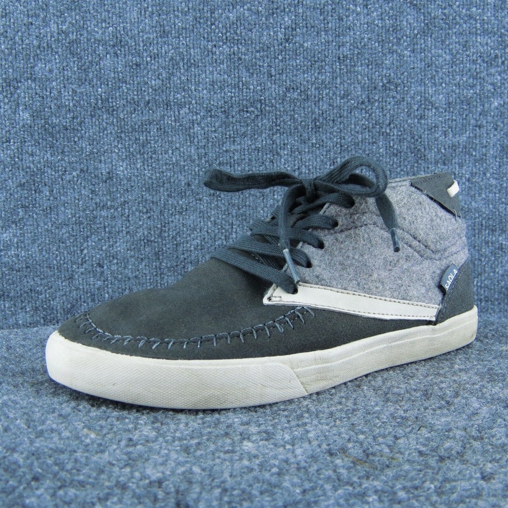 Saola Women Sneaker Shoes Gray Fabric Lace Up Size 8.5‎ Medium